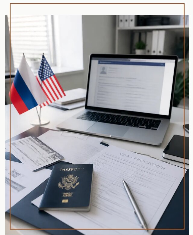 Оформление визы в США для туристов и бизнеса в Мирном