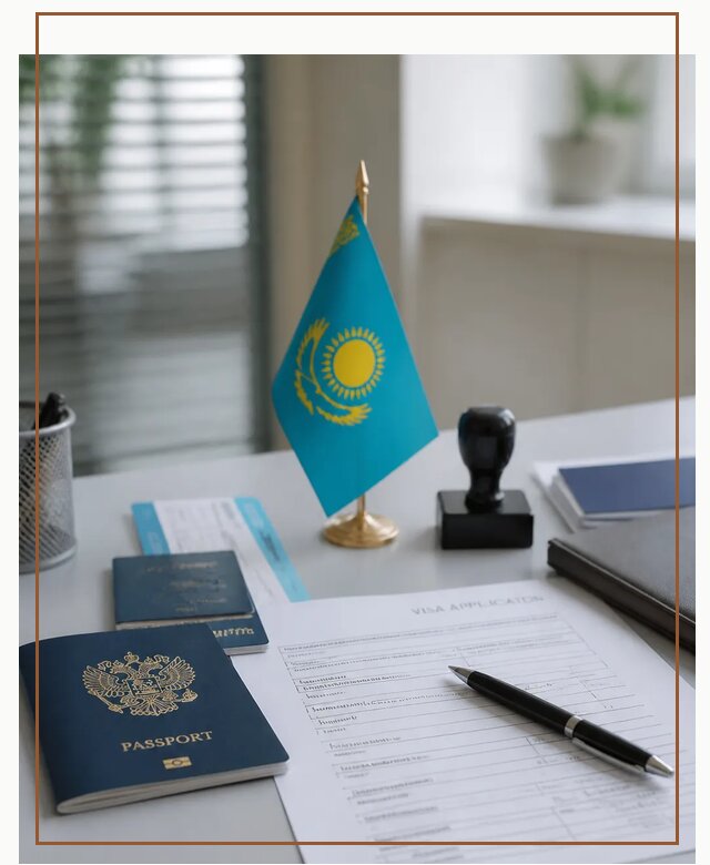 Оформление визы в Казахстан для поездки и работы в Мирном